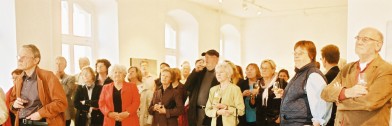 Gaeste der Vernissage